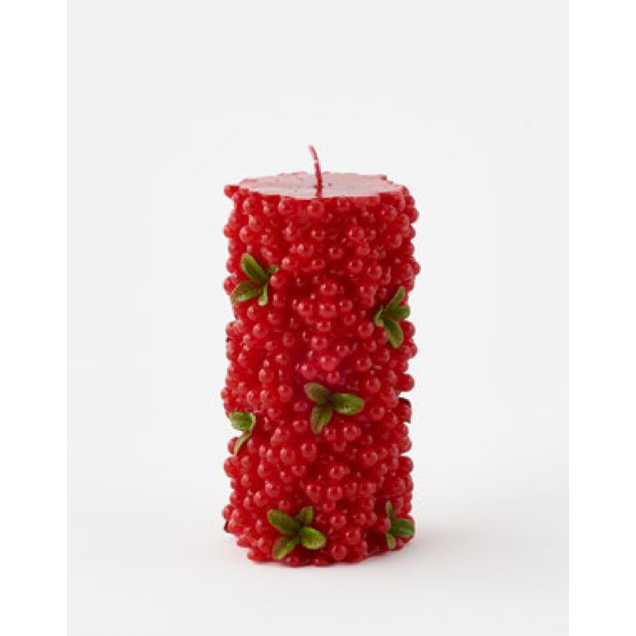 Berry Pillar Candle