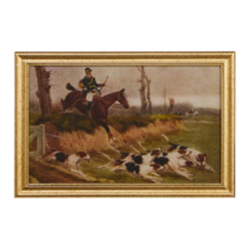 Vintage Framed Hunting Wall Art