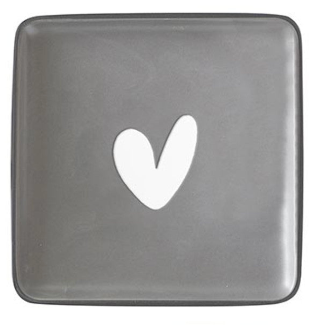 Square Heart Plate