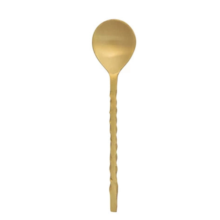Hammered Gold Spoon