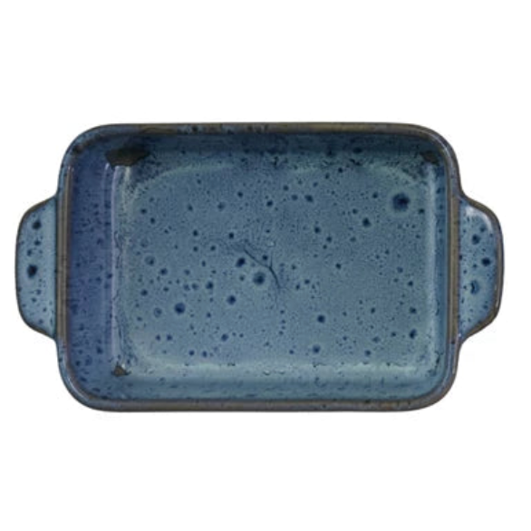 Blue Stoneware Baking Dish