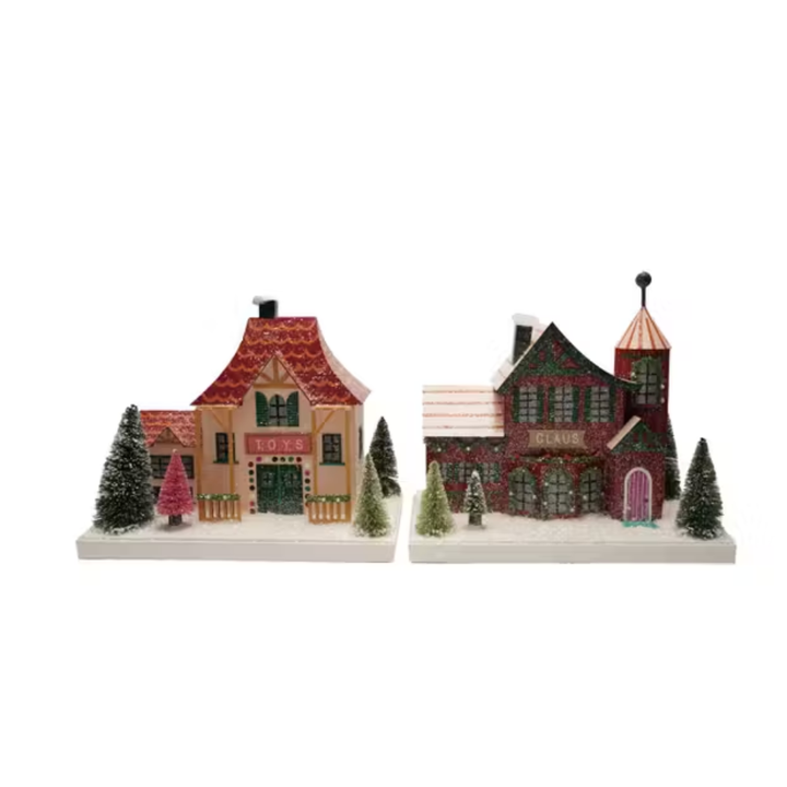Paper North Pole Building