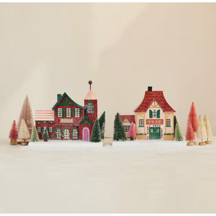 Paper North Pole Building