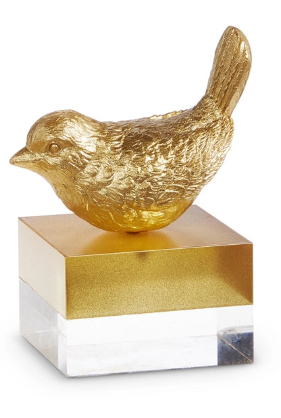 Small Gold Bird Statue