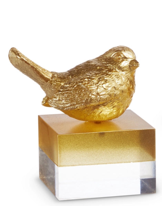 Small Gold Bird Statue