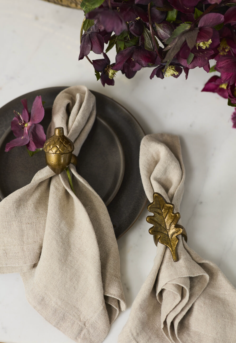 English Oak Napkin Rings