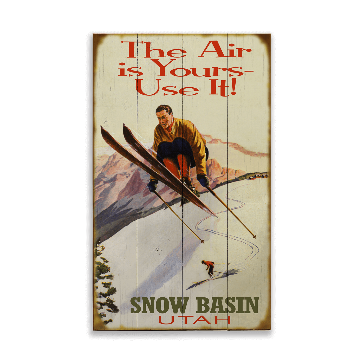 Big Air Personalized Vintage Sign