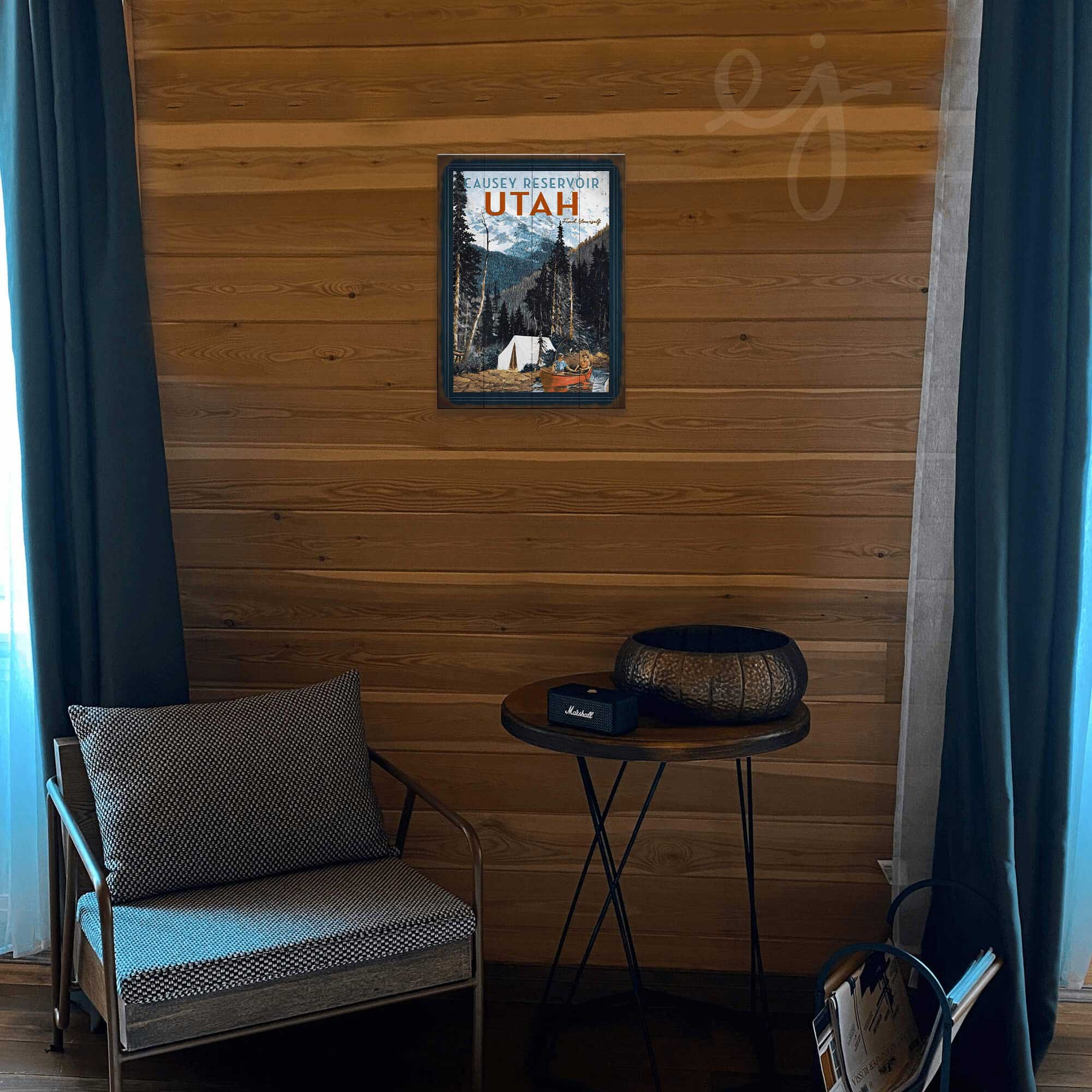 Base Camp Personalized Vintage Sign