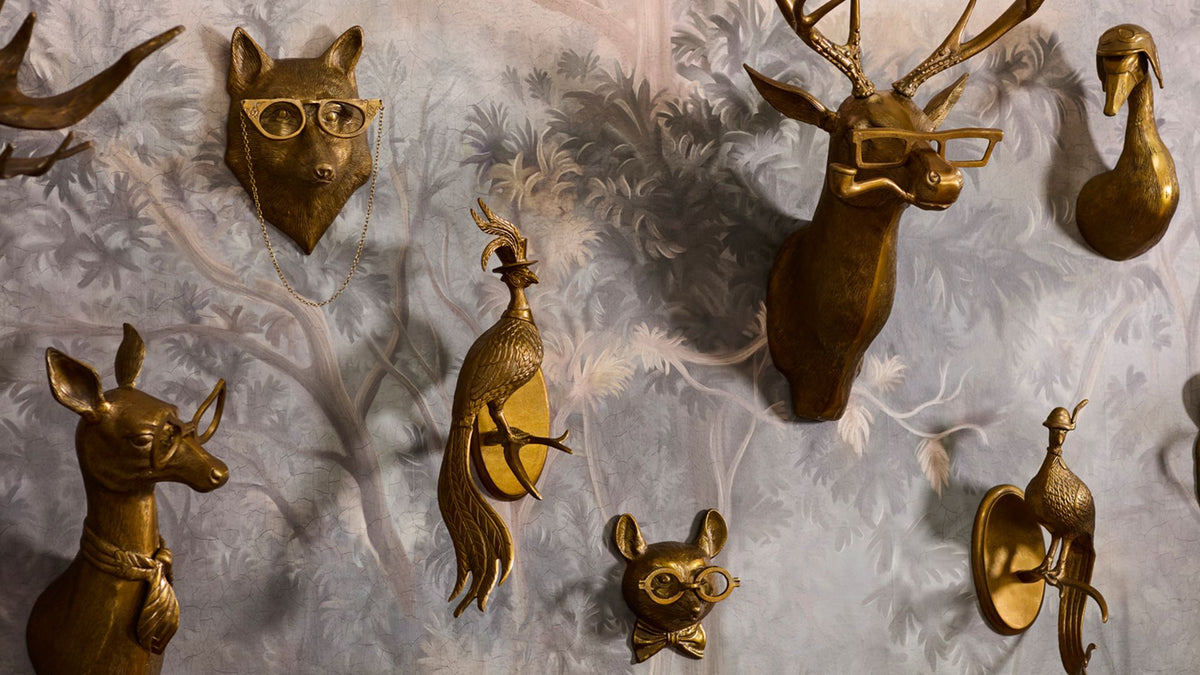 Avery the Pheasant Wall Mount (Antique Brass Finish)
