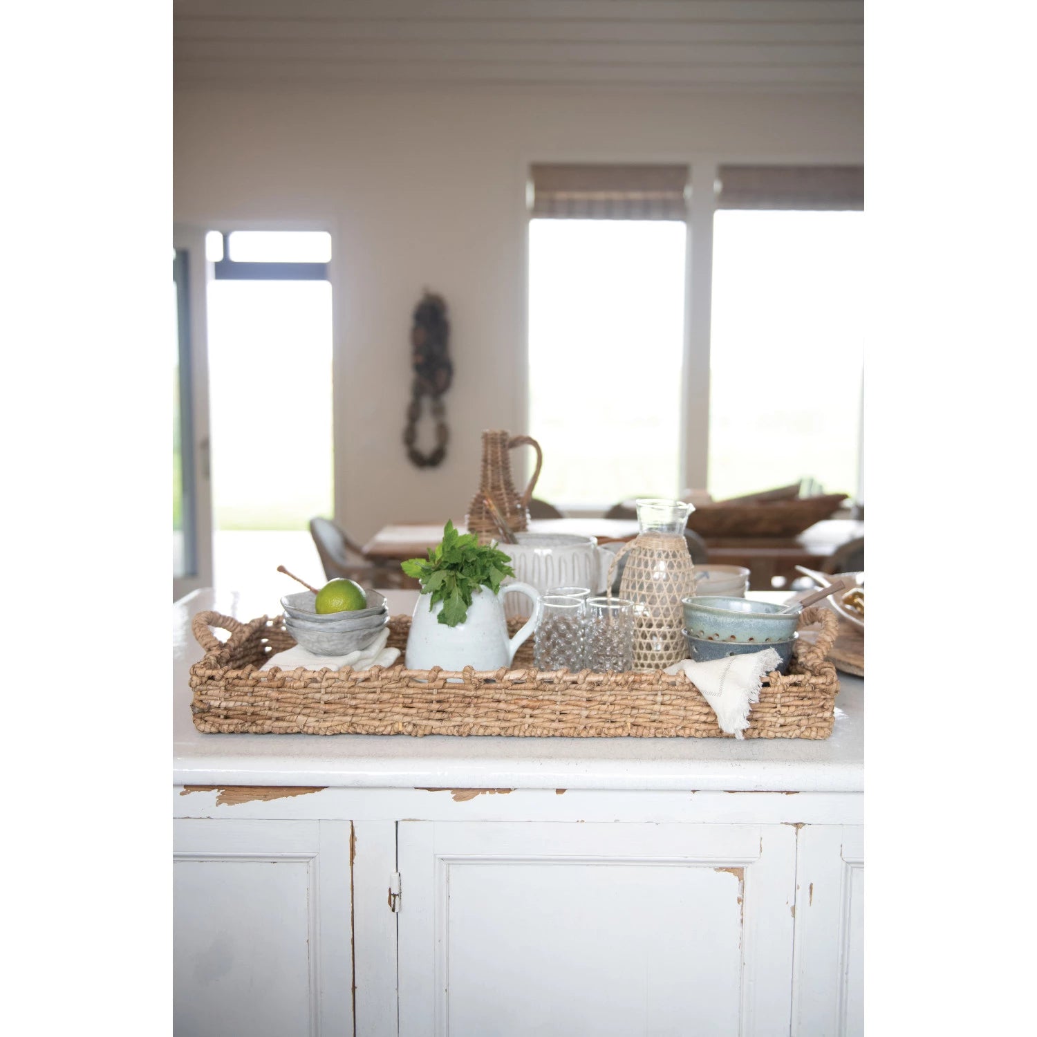 Rectangle Seagrass Basket Tray