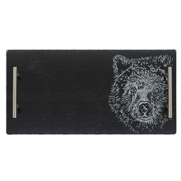 Large Slate Serving Tray - Bear