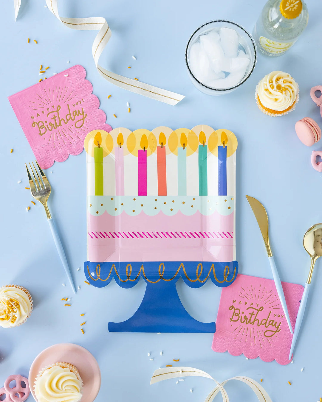 Birthday Cake Plates