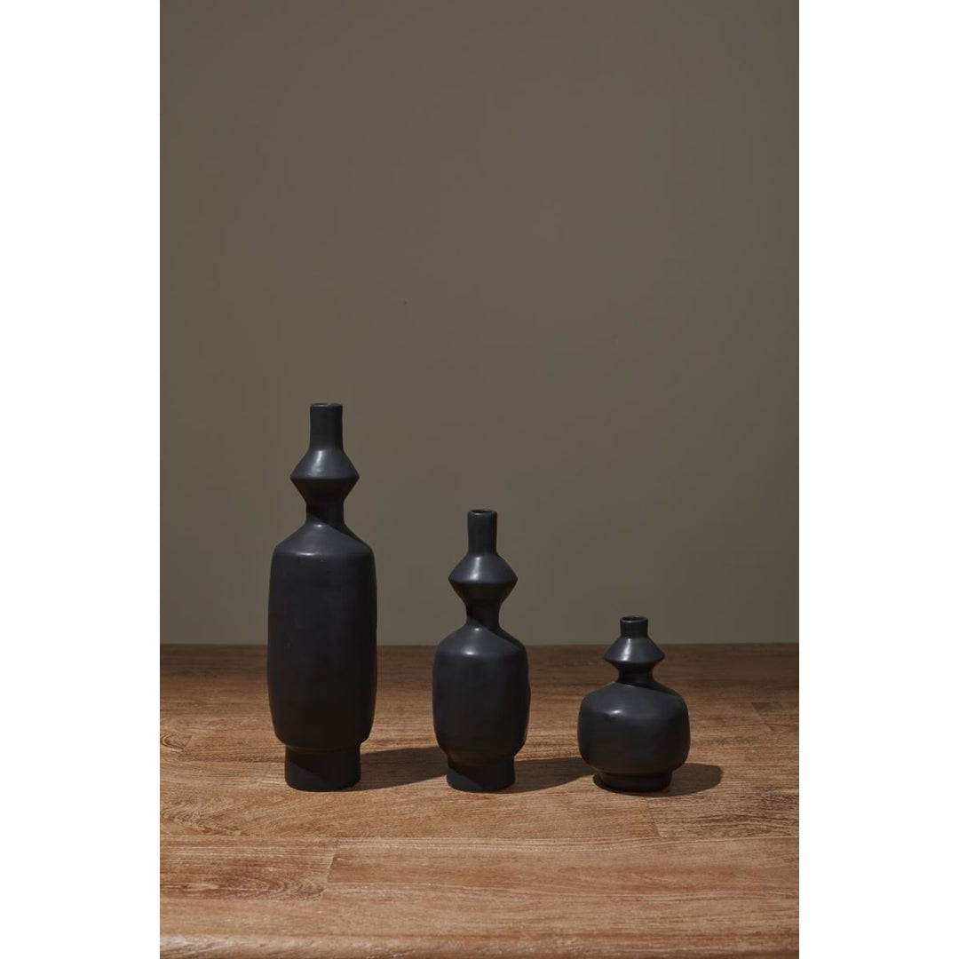 Black Geometric Budvase