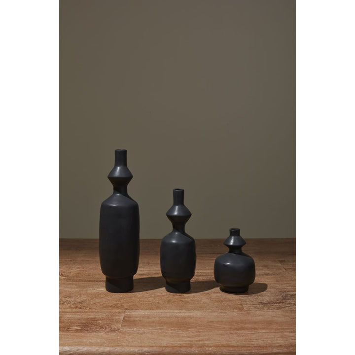 Black Geometric Budvase