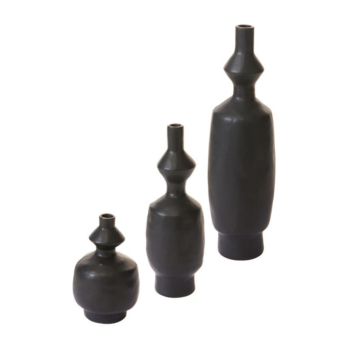 Black Geometric Budvase