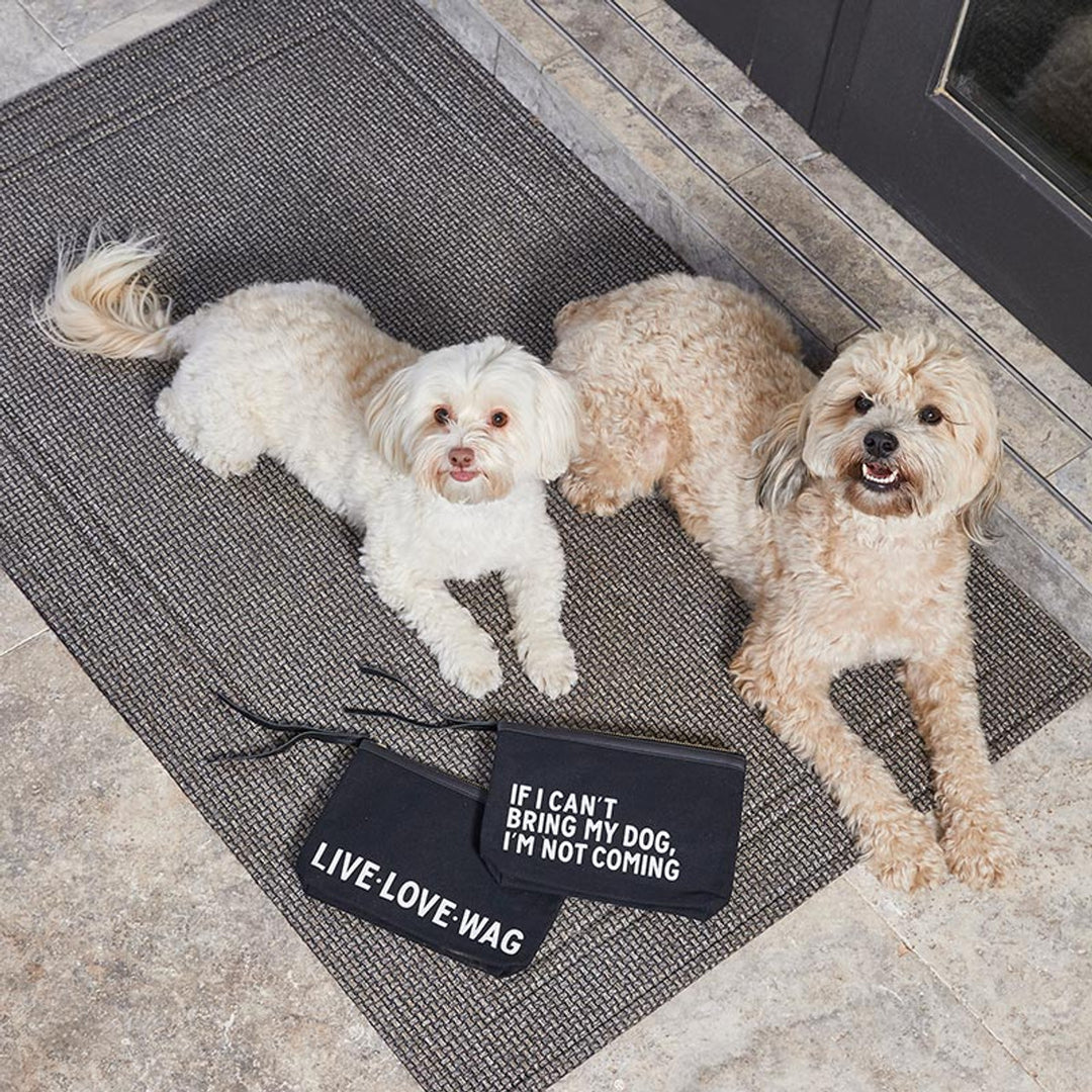 Black Canvas Pouch - Bring My Dog