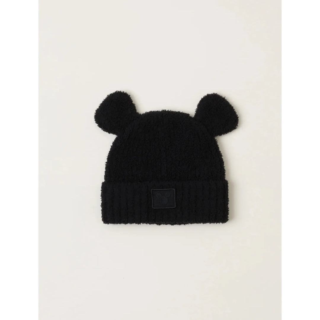CozyChic Disney Mickey Mouse Ears Kids Beanie Black