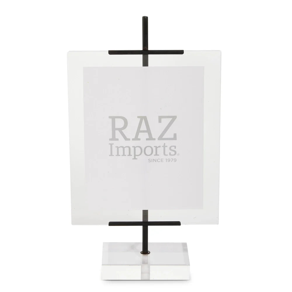 17.5" Black Picture Frame Easel