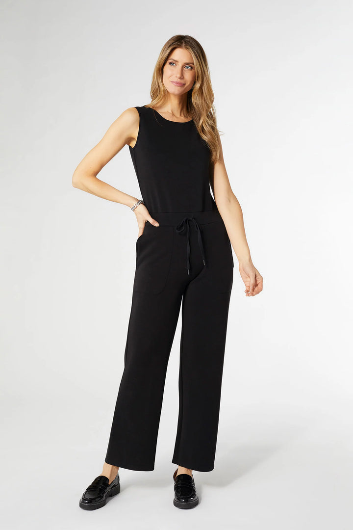 Hilarie Super Soft Romper - Black