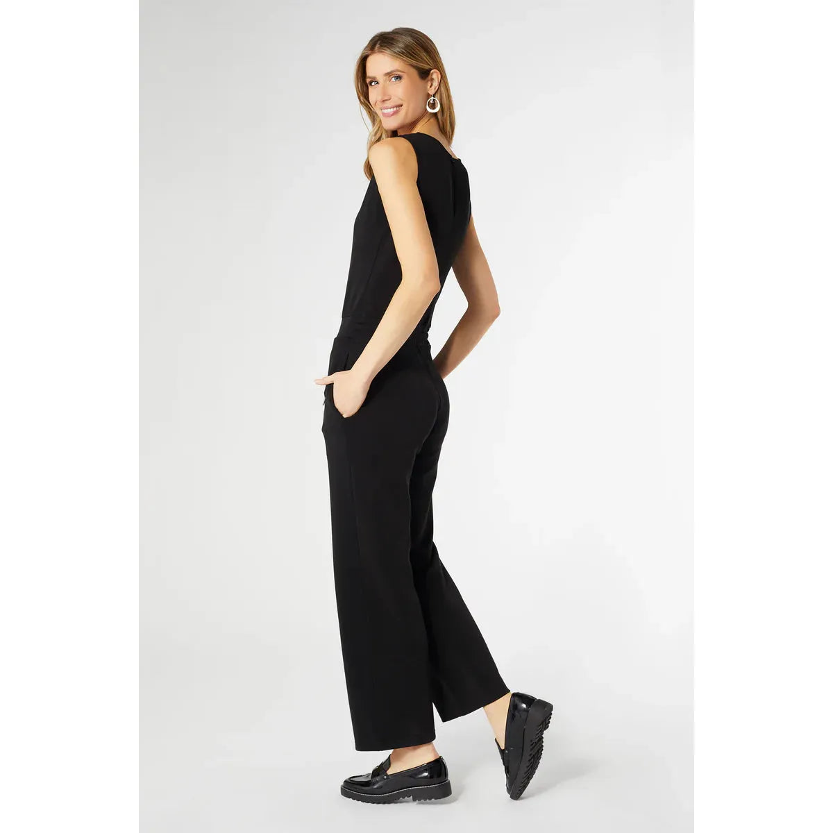 Hilarie Super Soft Romper - Black