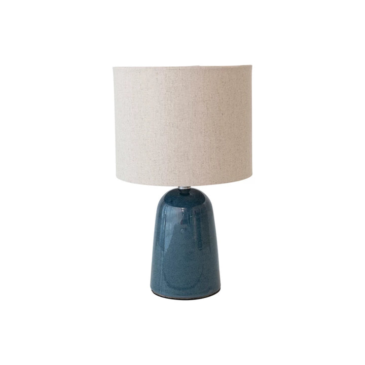 Blue Ceramic Lamp