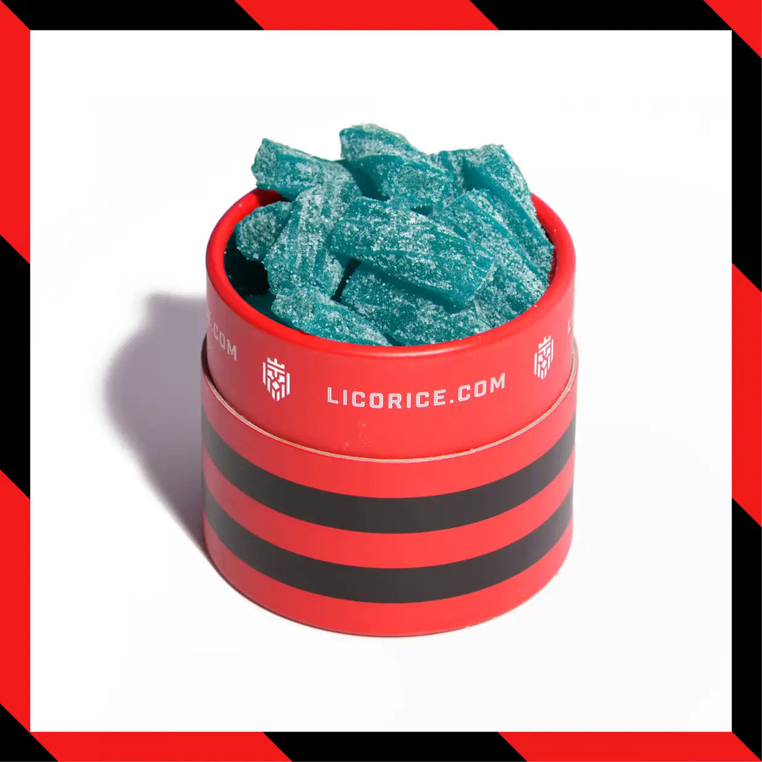 Blue Raspberry Sour Licorice - Mini