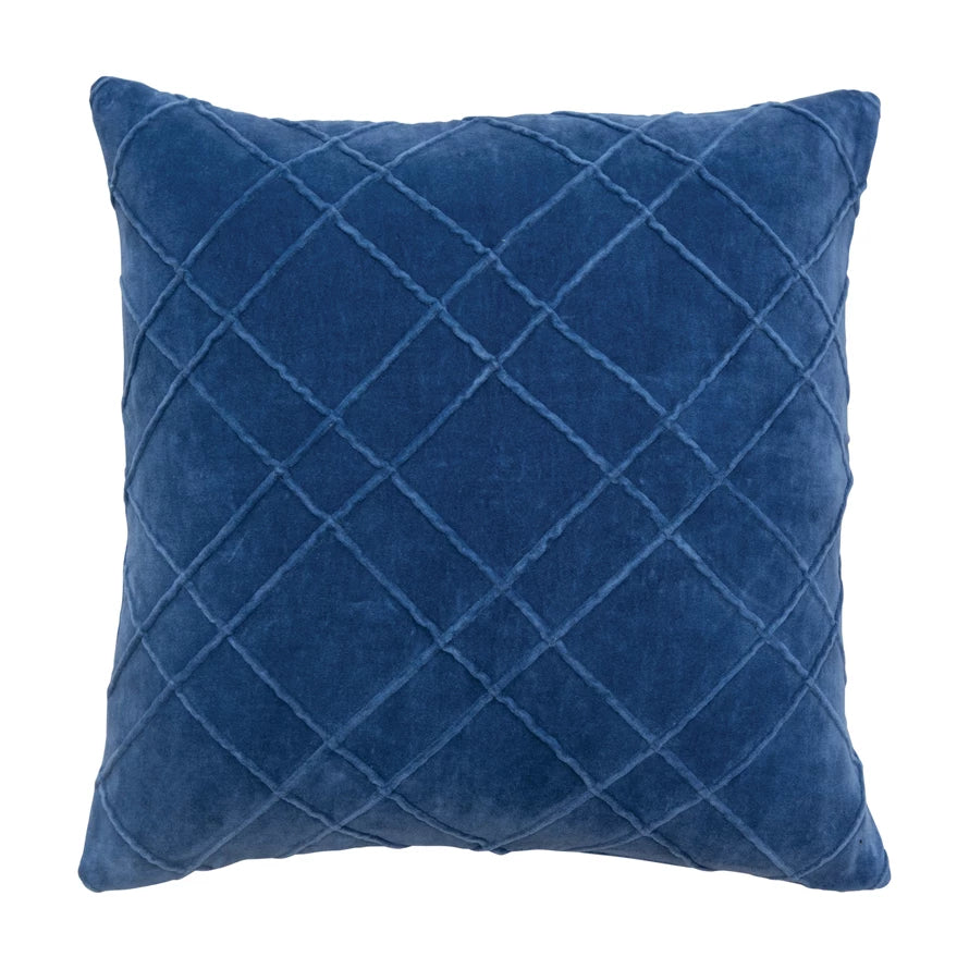 Blue Velvet Pillow