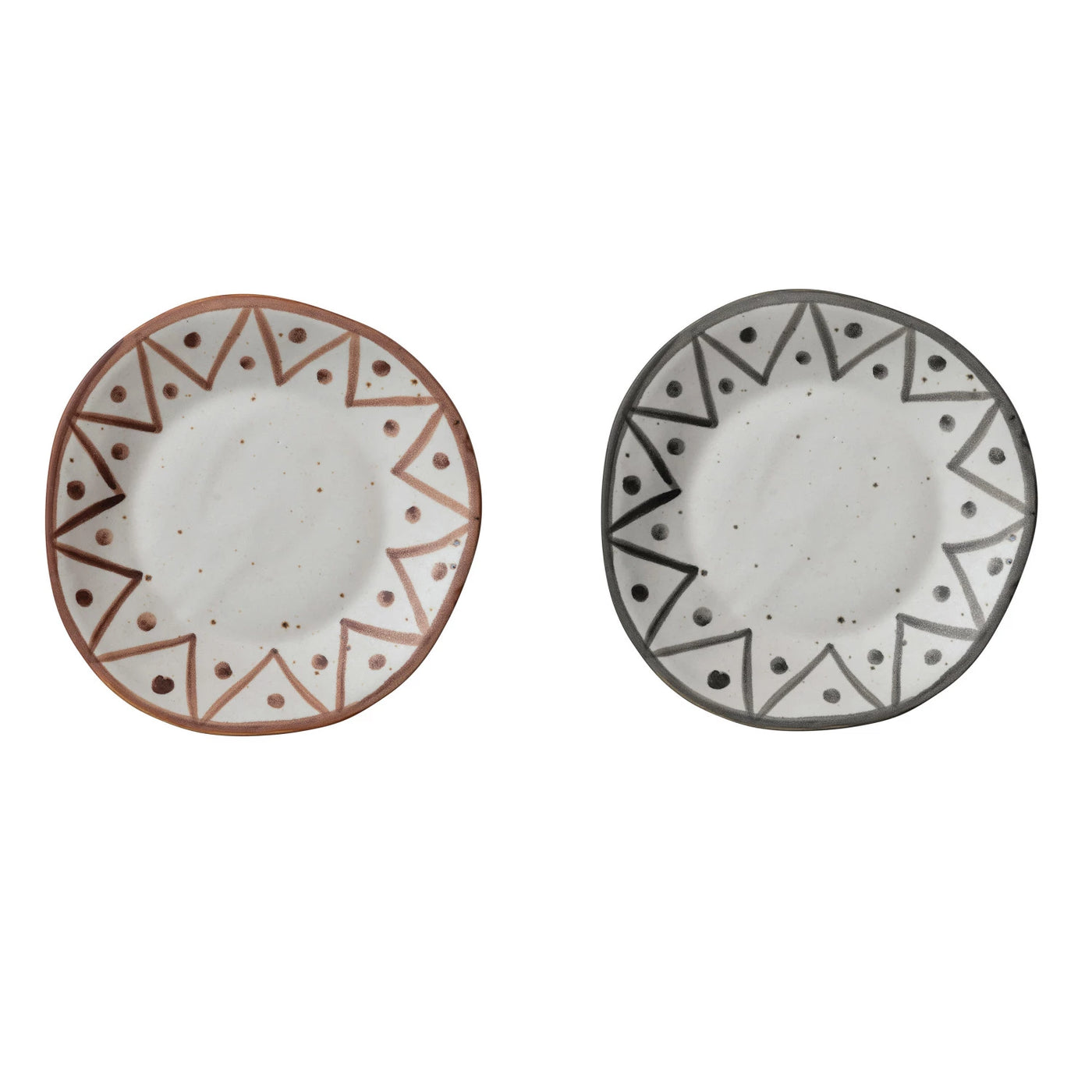 Boho Stoneware Plates