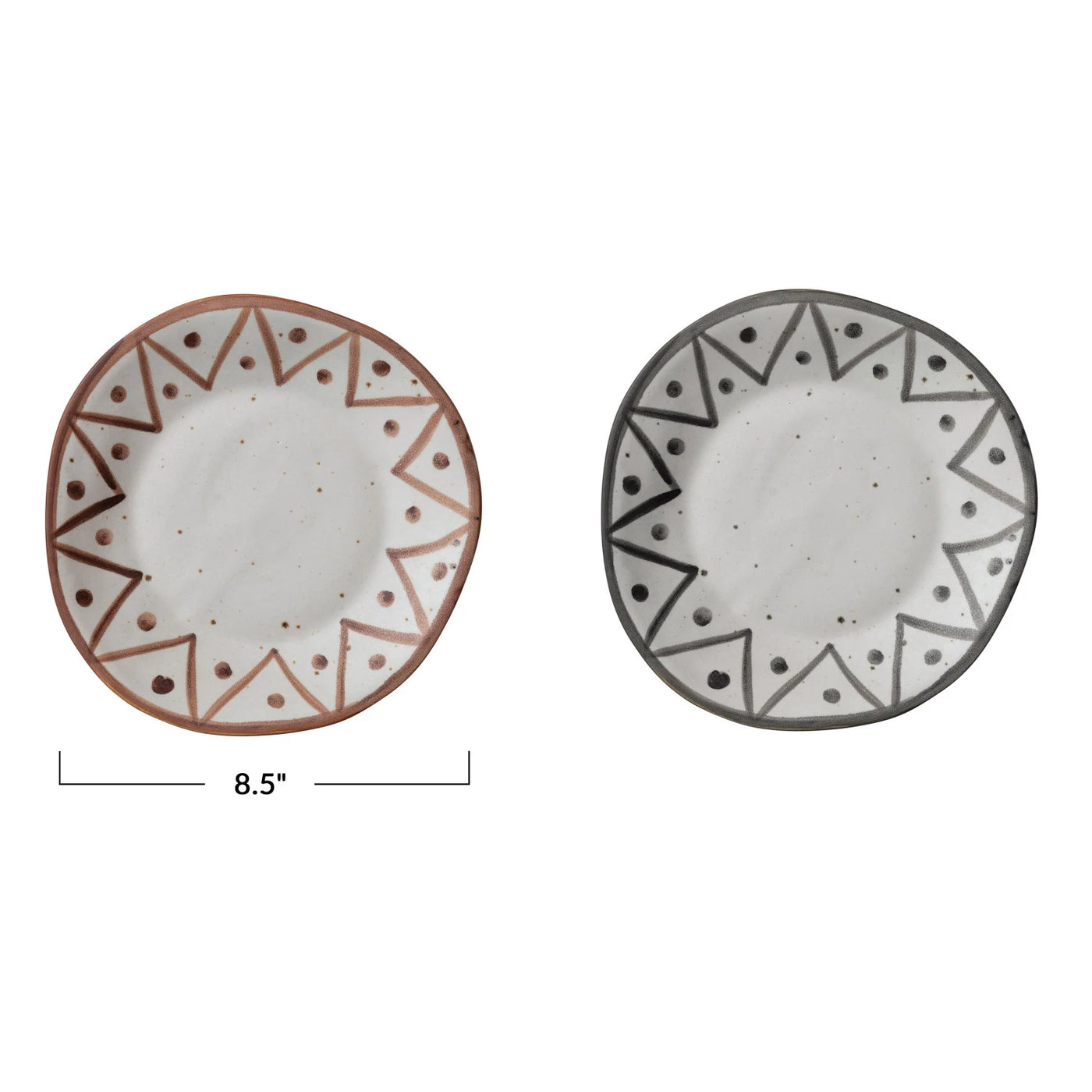 Boho Stoneware Plates