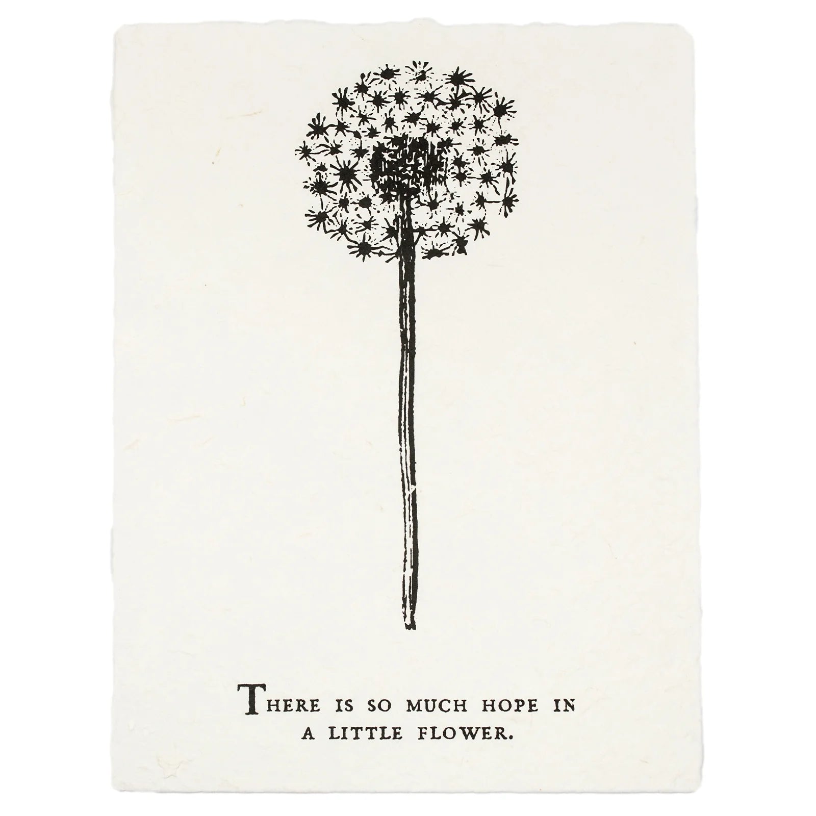 So Much Hope Handmade Paper Print