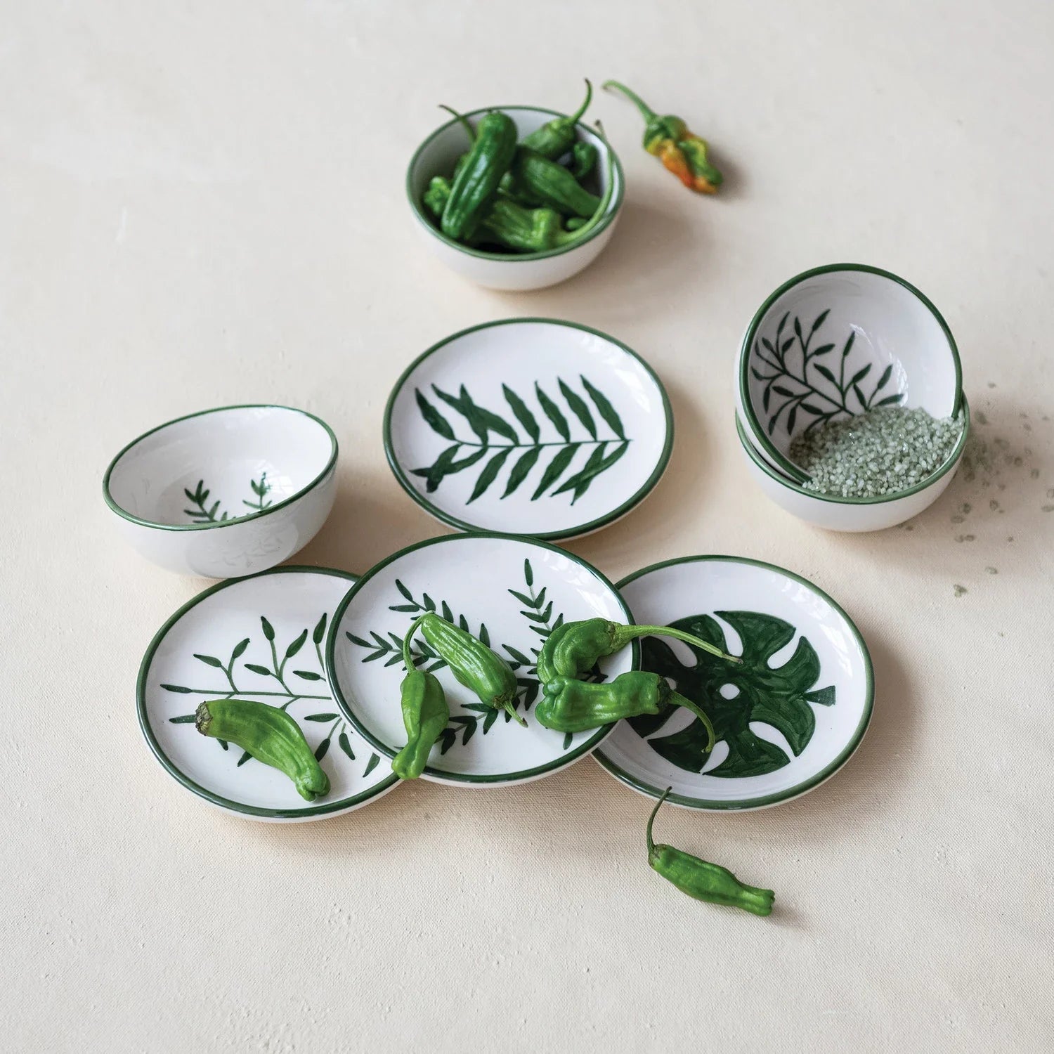 Botanical Stoneware Bowl