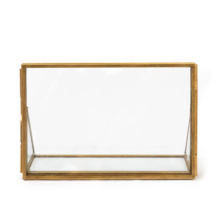 6"x4" Horizontal Brass Standing Frame