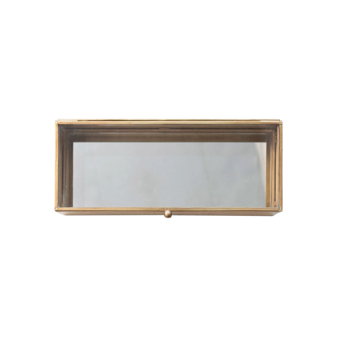 Brass Mirror Box