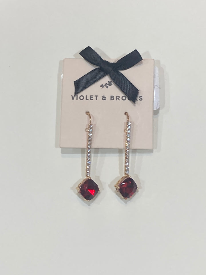 Brooke Crystal Drop Earrings