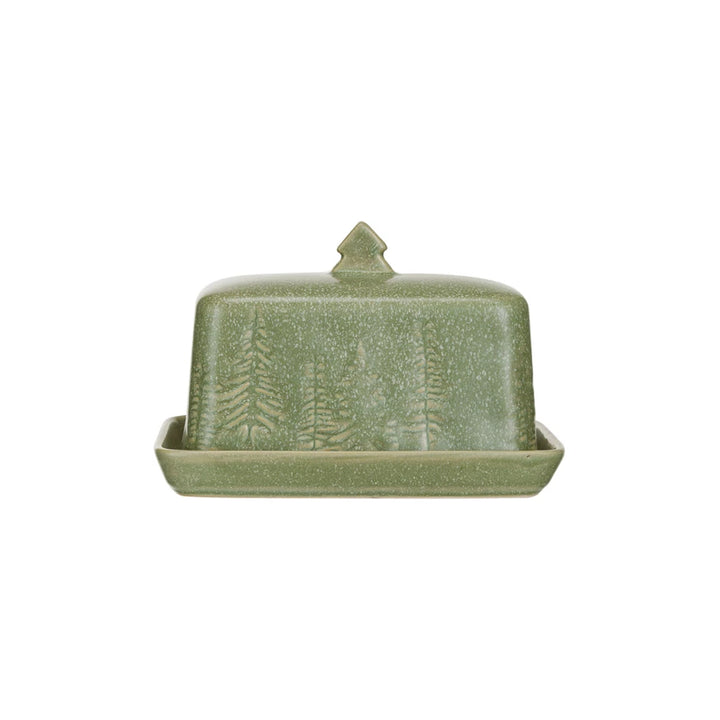 Christmas Tree Butter Dish