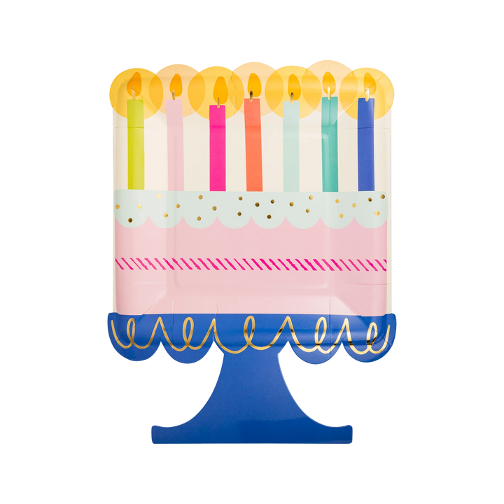 Birthday Cake Plates