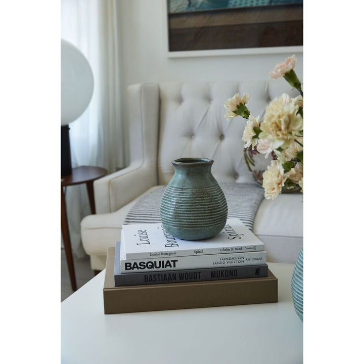 Caleta Green Vase