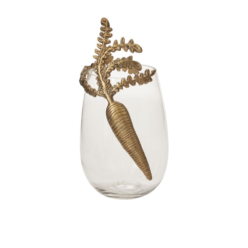 Gilded Carrot Vase