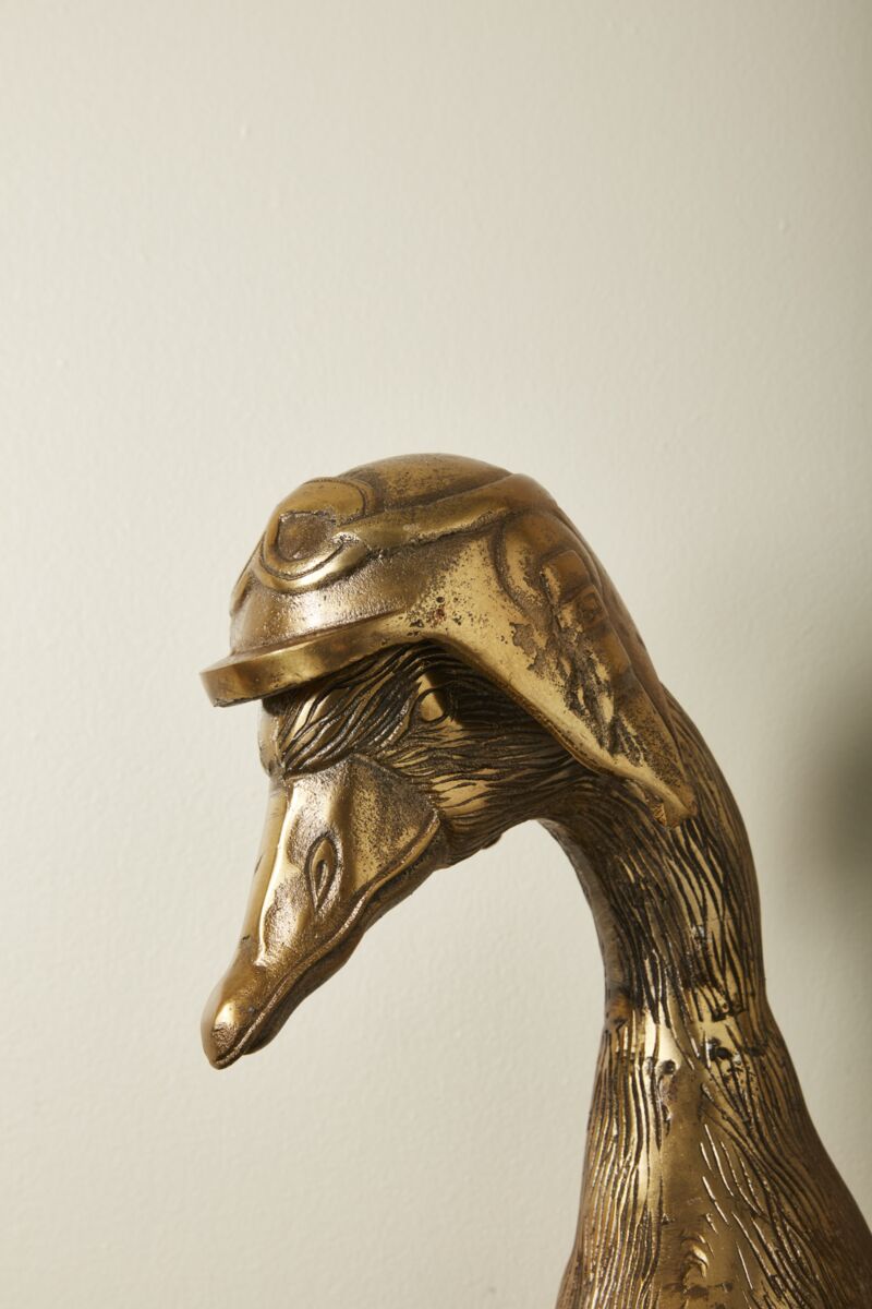 Charlie the Duck Wall Mount (Antique Brass Finish)
