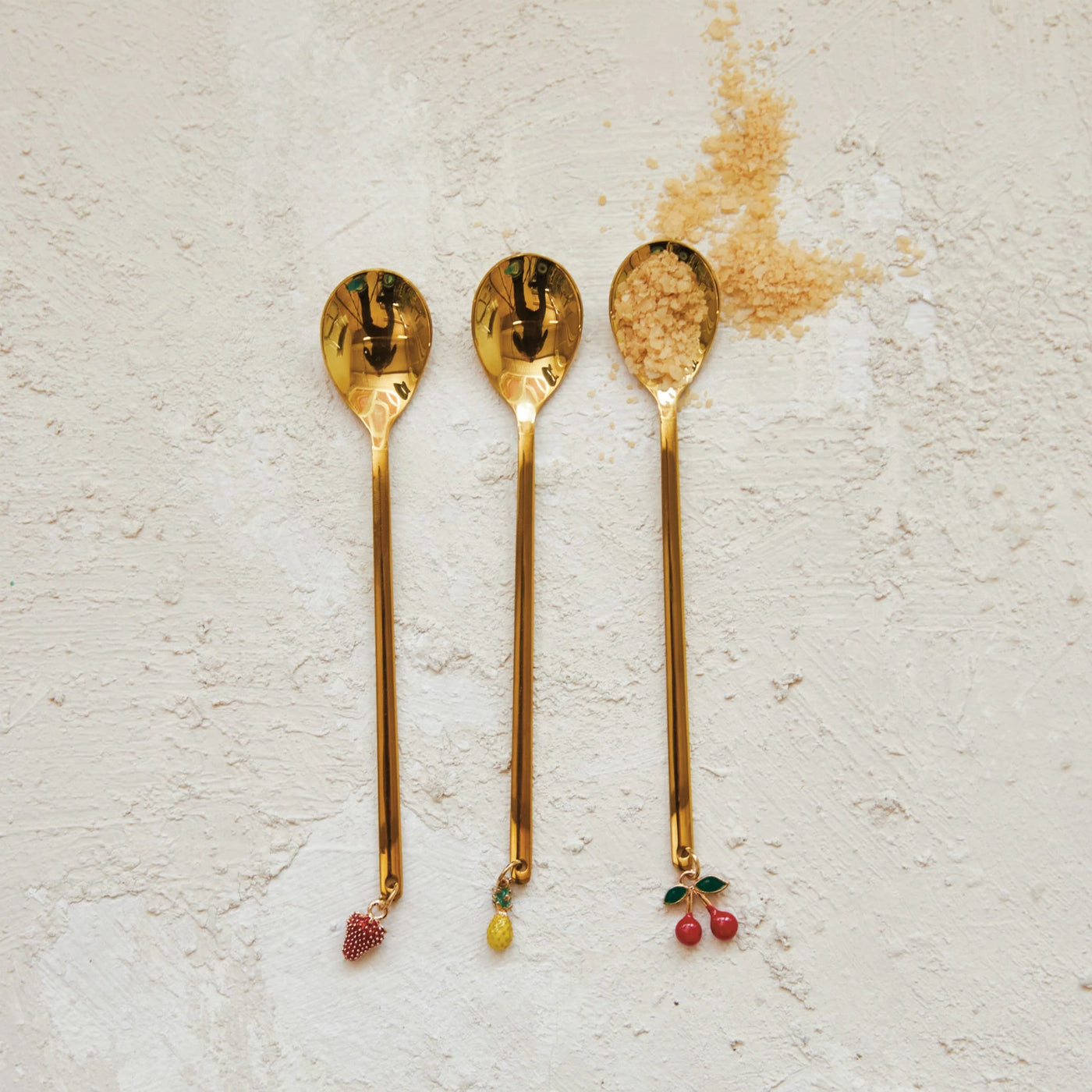 Gold Charm Spoons