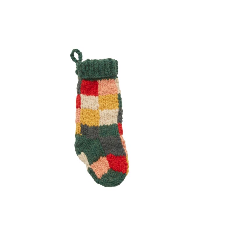 Checked Cottage Stocking