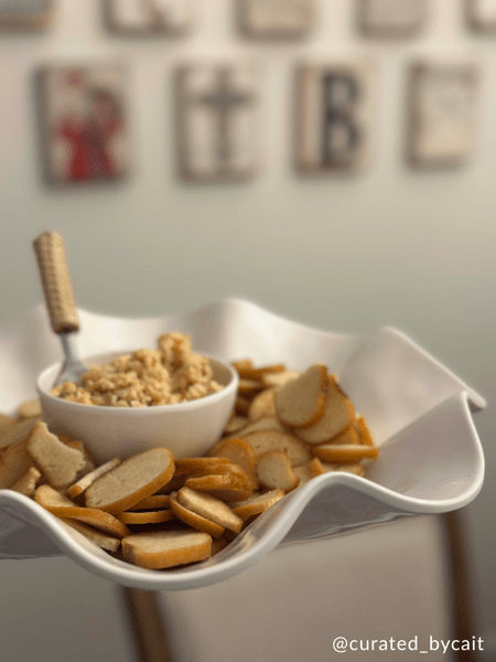 Ruffled Melamine Chip and Dip Set