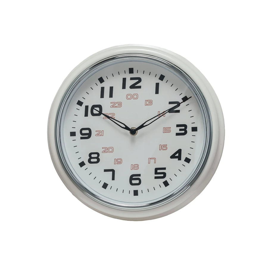 Chrome Wall Clock