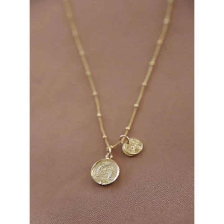 Coin Charm Necklace