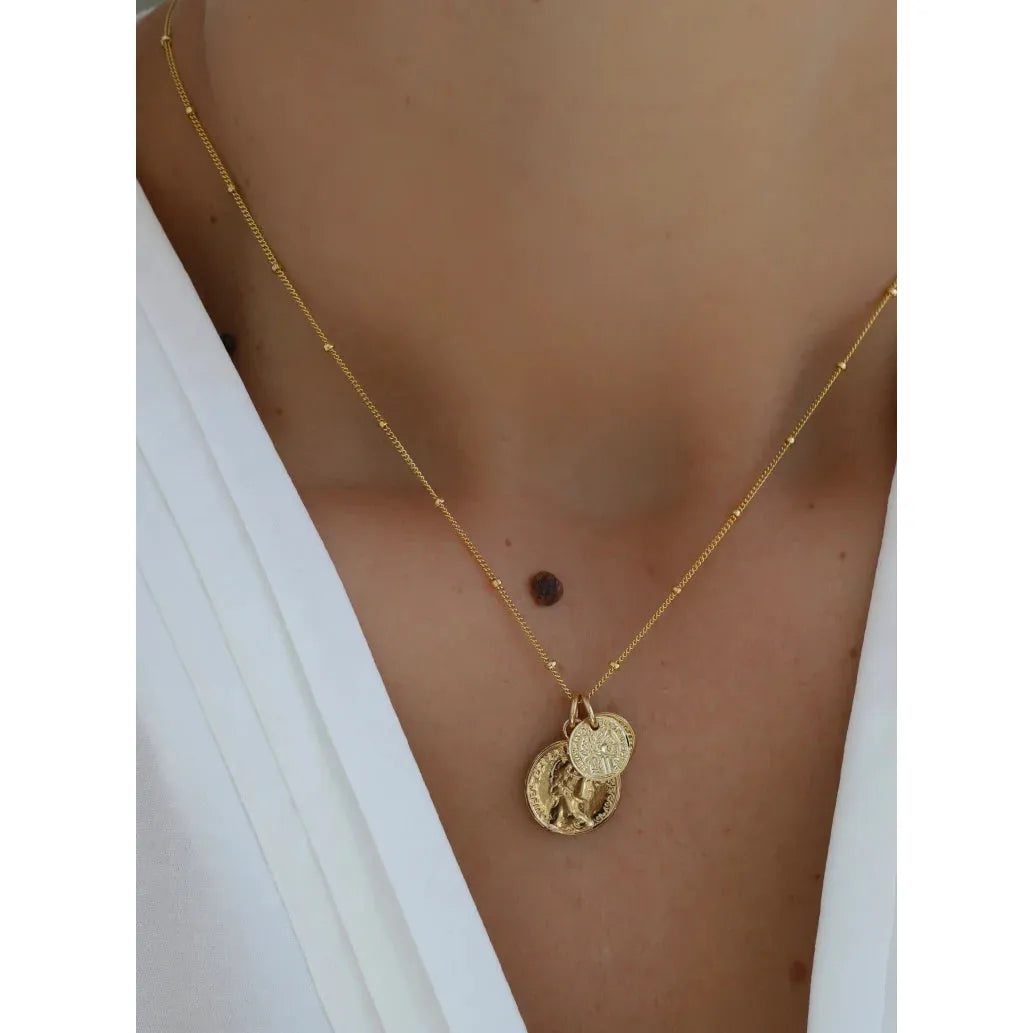 Coin Charm Necklace