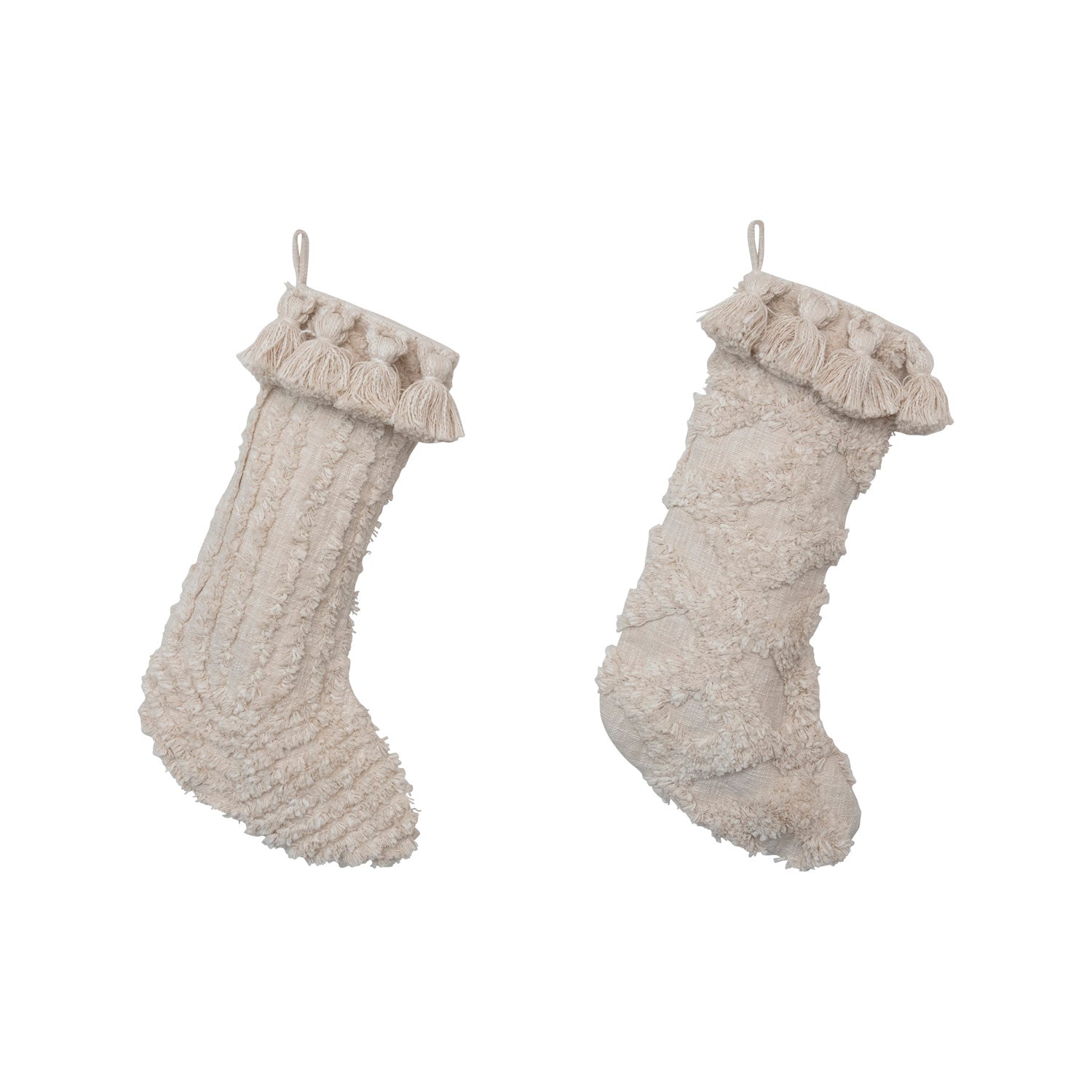 Cozy White Stocking