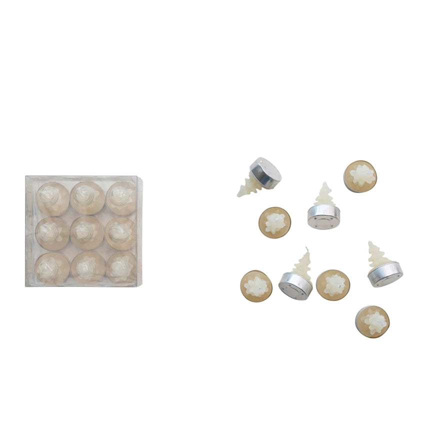 Tree Tealights - Cream