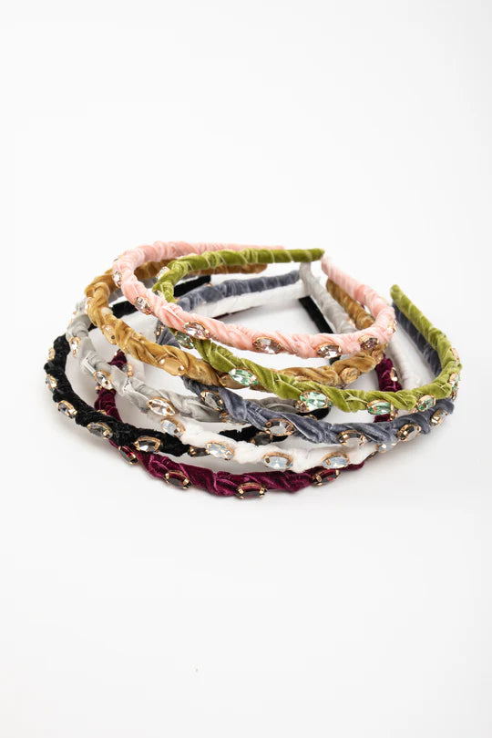 Dakota Skinny Velvet Headband