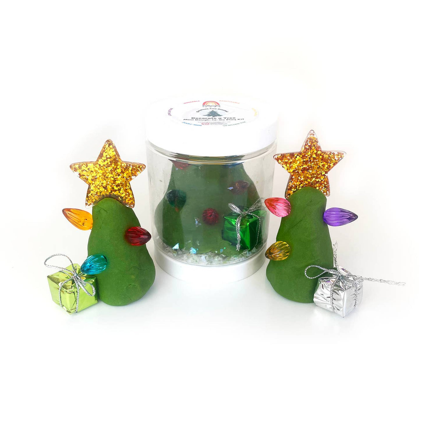 Decorate A Tree Mini Dough-To-Go Jar