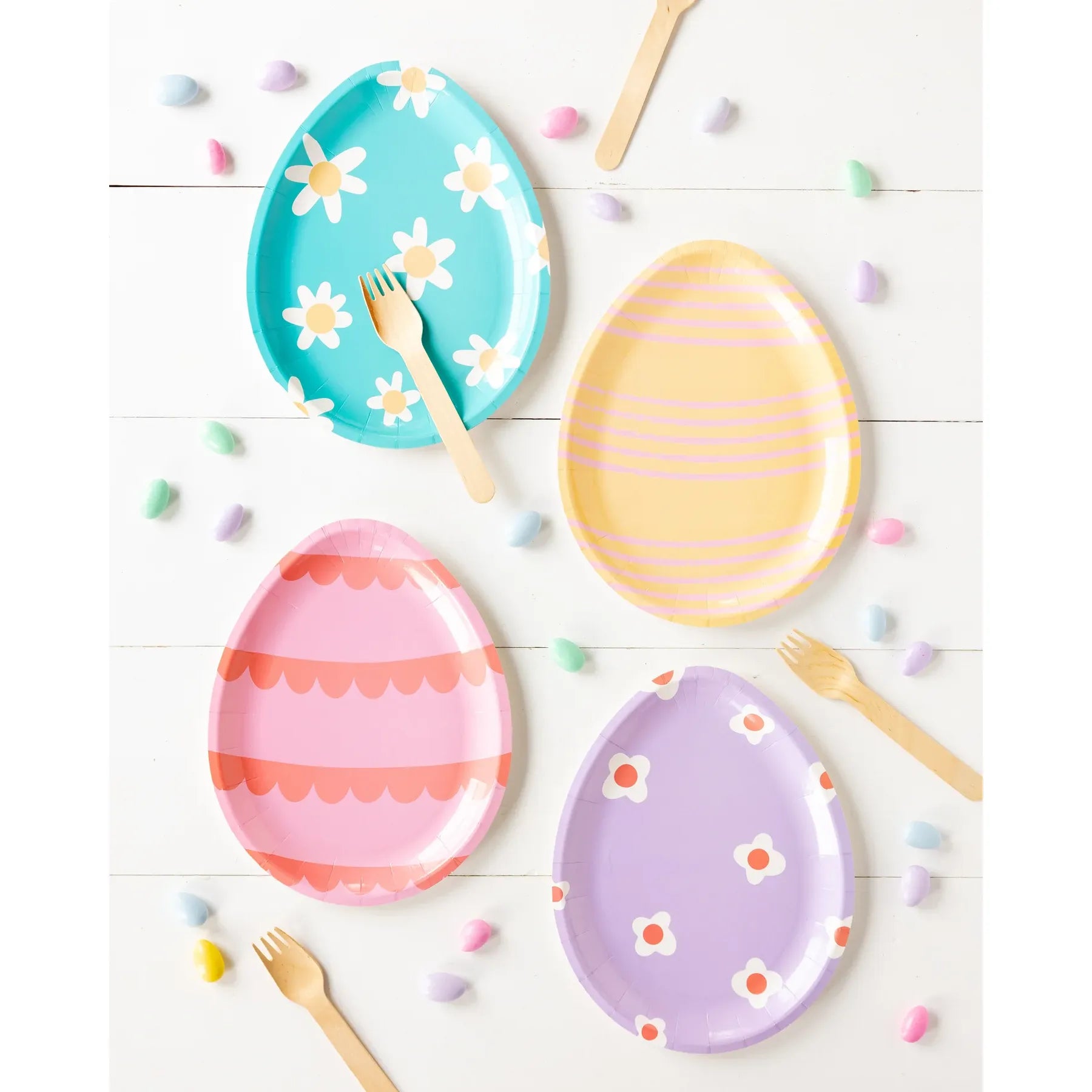 Easter Egg Paper Plates